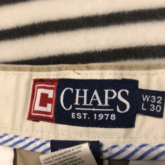 Chaps tan pants W32 L30 100% cotton - Picture 3 of 3